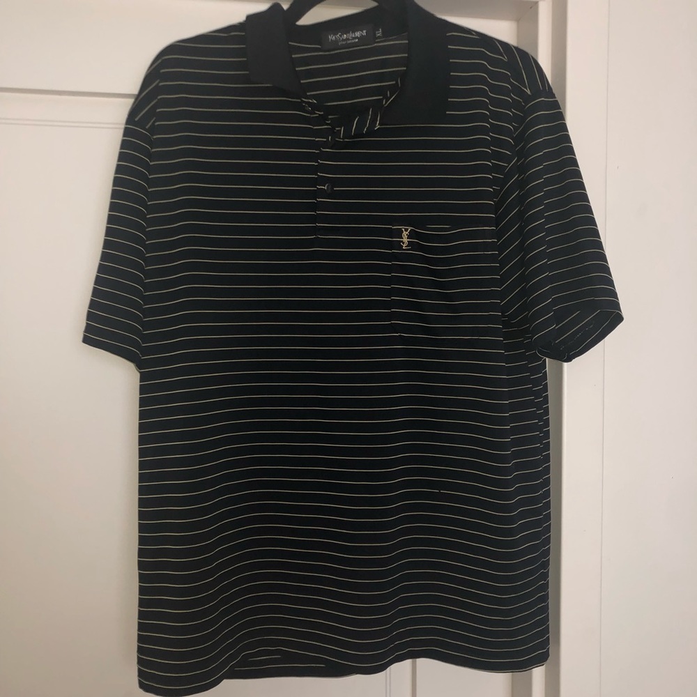 Yves Saint Laurent Striped Polo
